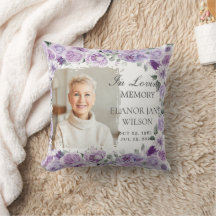 パープル薄紫フローラ写真葬儀記念