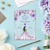 パープル薄紫ミクリン15アノスクラウンキンセアニラ アクリル招待状 (インサイチュ (ウェディング))