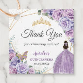 パープル薄紫ラベンダーフローラキンセアニラプリンセス フェイバータグ (正面)