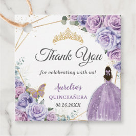 パープル薄紫ラベンダーフローラキンセアニラプリンセス フェイバータグ