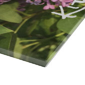 パープル薄紫切削ボーパーソナライズされたド カッティングボード (角)