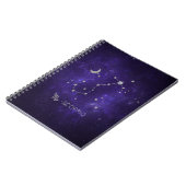 パープル蠍座〔占星術の〕十二宮図 |宇宙占星術占星術 ノートブック (左側)