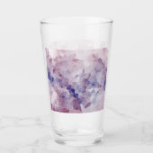 パープル設計の飲みガラス タンブラーグラス (正面)