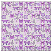 パープル認識度蝶 ファブリック (見本)