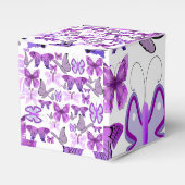 パープル認識度蝶 フェイバーボックス (正面サイド)