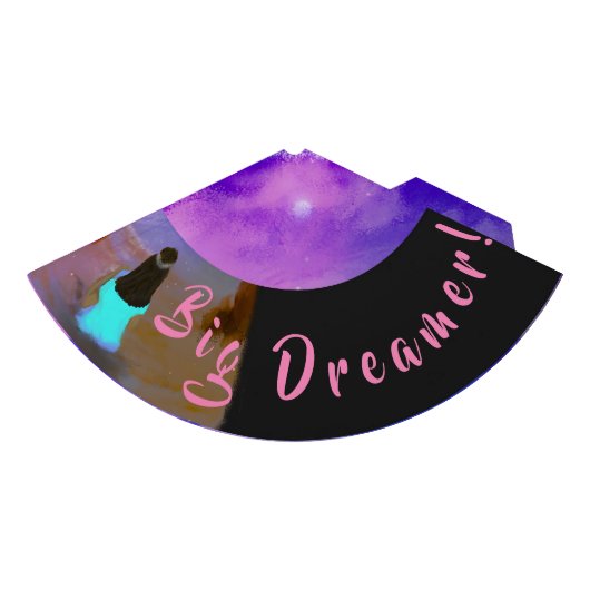 パープル誕生日パーティーの必需品 パーティーハット (正面)