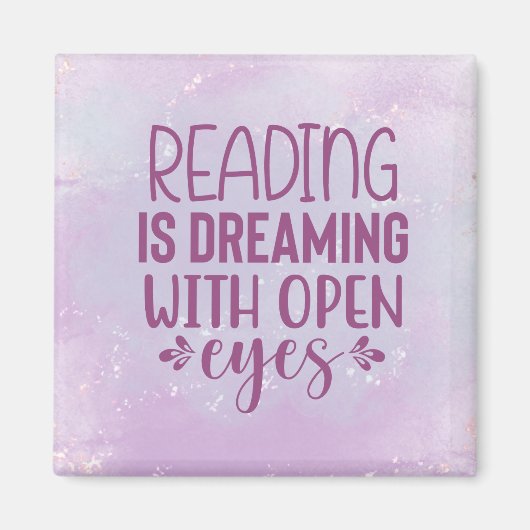 パープル読ズは目を開けて夢を見ている マグネット (正面)