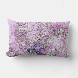 パープル調和腰枕 ランバークッション