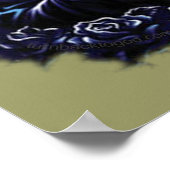 パープル賛美ヴァージンメアリープリント ポスター (角)