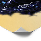 パープル賛美ヴァージンメアリープリント ポスター (角)