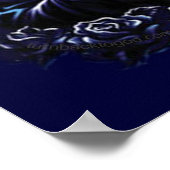 パープル賛美ヴァージンメアリープリント ポスター (角)