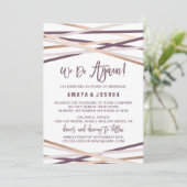 パープル赤面とバラ金ゴールドストリーマー誓いの更新 招待状 (スタンド正面)