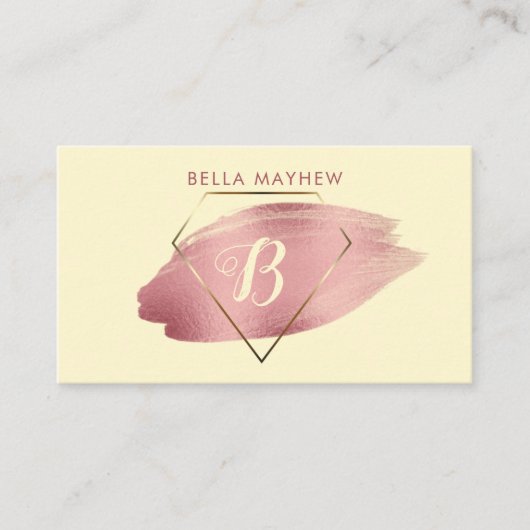 パープル赤面シック 名刺 (正面)