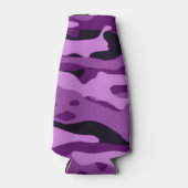 パープル迷彩柄クールボトルベイダー ボトルクーラー (正面)