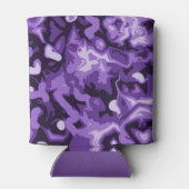 パープル迷彩柄缶ボトルストックールクスタッファー 缶クーラー (裏面)