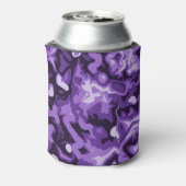 パープル迷彩柄缶ボトルストックールクスタッファー 缶クーラー (缶裏面)