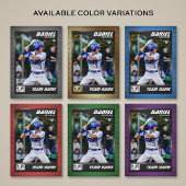 パープル野球トレーディングカード野球選手 コーリングカード