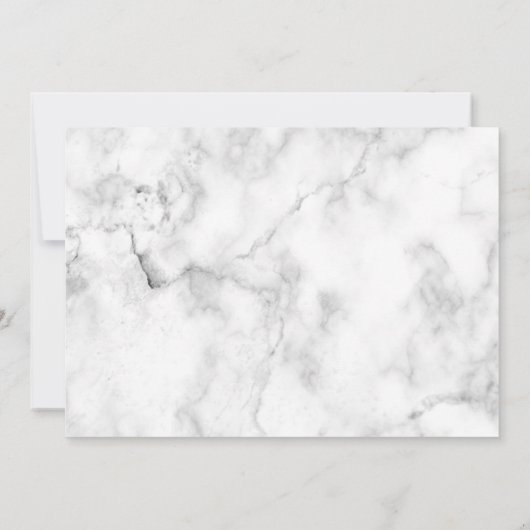 パープル金ゴールドアゲート結婚大理石 招待状 (裏面)