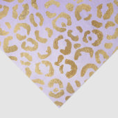 パープル金ゴールドグラムヒョウ印刷 薄葉紙 (詳細)