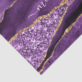 パープル金ゴールドグリッターティッシュペーパーと名前をカスタムする 薄葉紙 (詳細)