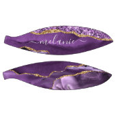 パープル金ゴールドグリッターバスケットボール名前をカスタムする バスケットボール (パネル)