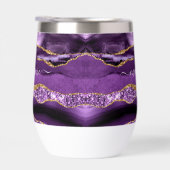 パープル金ゴールドグリッターマーブル名前をカスタムする (右面)