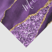 パープル金ゴールドグリッター名前をカスタムするティッシュペーパー 薄葉紙 (詳細)