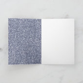 パープル金ゴールドグリッター平和 カード (内部)