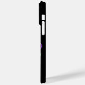 パープル金ゴールドグリーンマルディグラビーズ Case-Mate iPhoneケース (裏面 / 左)