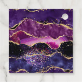 パープル金ゴールドシークインズアゲイトSweet sixteenありがとう フェイバータグ (裏面)