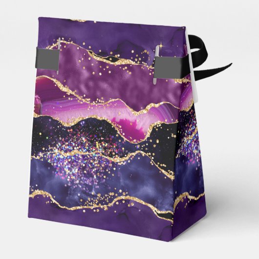 パープル金ゴールドシークインズアゲイトSweet sixteenありがとう フェイバーボックス (裏面サイド)