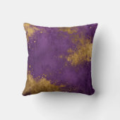 パープル金ゴールドタイガー318エリアコードルイジアナ州 クッション (裏面)