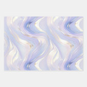 パープル金ゴールドドリーム ラッピングペーパーシート (正面3)