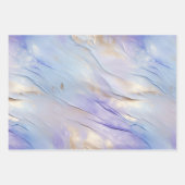 パープル金ゴールドドリーム ラッピングペーパーシート (正面2)