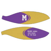 パープル金ゴールドパーソナライズされたバスケットボール バスケットボール (パネル)