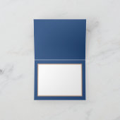 パープル金ゴールドブーケアネモンオーキッドマザーズデイ カード (内部)