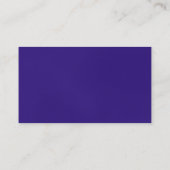 パープル金ゴールドヘナ結婚のウェブサイトの名刺 エンクロージャーカード (裏面)