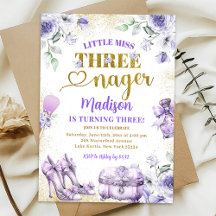 パープル金ゴールドリトル恋しく思スレーネガー第3誕生日