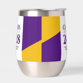 パープル金ゴールド学校大学卒業 (左面)