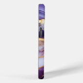 パープル金ゴールド抽象芸術大理石モノグラム Case-Mate iPhoneケース (裏面 / 右)