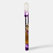 パープル金ゴールド注入 Case-Mate iPhoneケース (裏面 / 左)