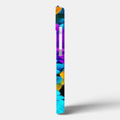 パープル金ゴールドNターコイズデイジーiPad Mini Retina Case-Mate iPhoneケース (裏面 / 左)