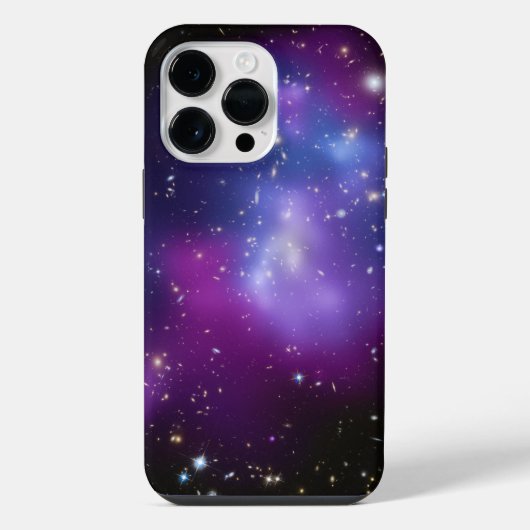 パープル銀河団の天体写真 iPhoneケース (裏面)