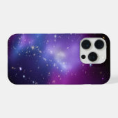 パープル銀河団スペースイメージ iPhoneケース (裏面横)
