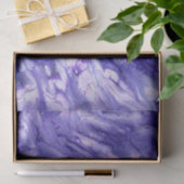 パープル銀河系アクリル液の流れの深さ 薄葉紙 (ギフト)