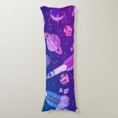 パープル銀河系インザナイト抱き枕 ボディピロー (正面縦)