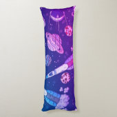 パープル銀河系インザナイト抱き枕 ボディピロー (裏面 (縦))