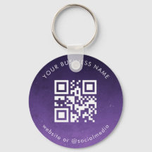 パープル銀河系カスタムビジネスQrコードスキャン