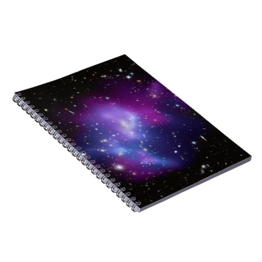 パープル銀河系クラスターシナ宇宙写真 ノートブック (右側)