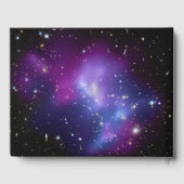 パープル銀河系クラスタープラネタリウム結婚ズ ゲストブック (裏面)